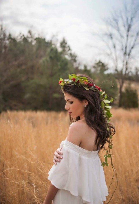 Bright custom floral arrangement